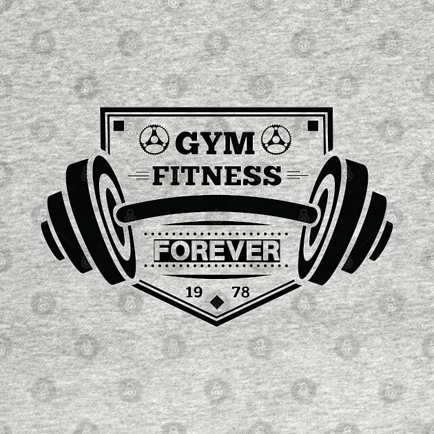 Gym Fitness Forever 1978 Gift Shirt by gdimido